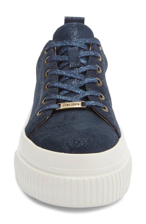 Jslides West Platform Sneaker In Blue