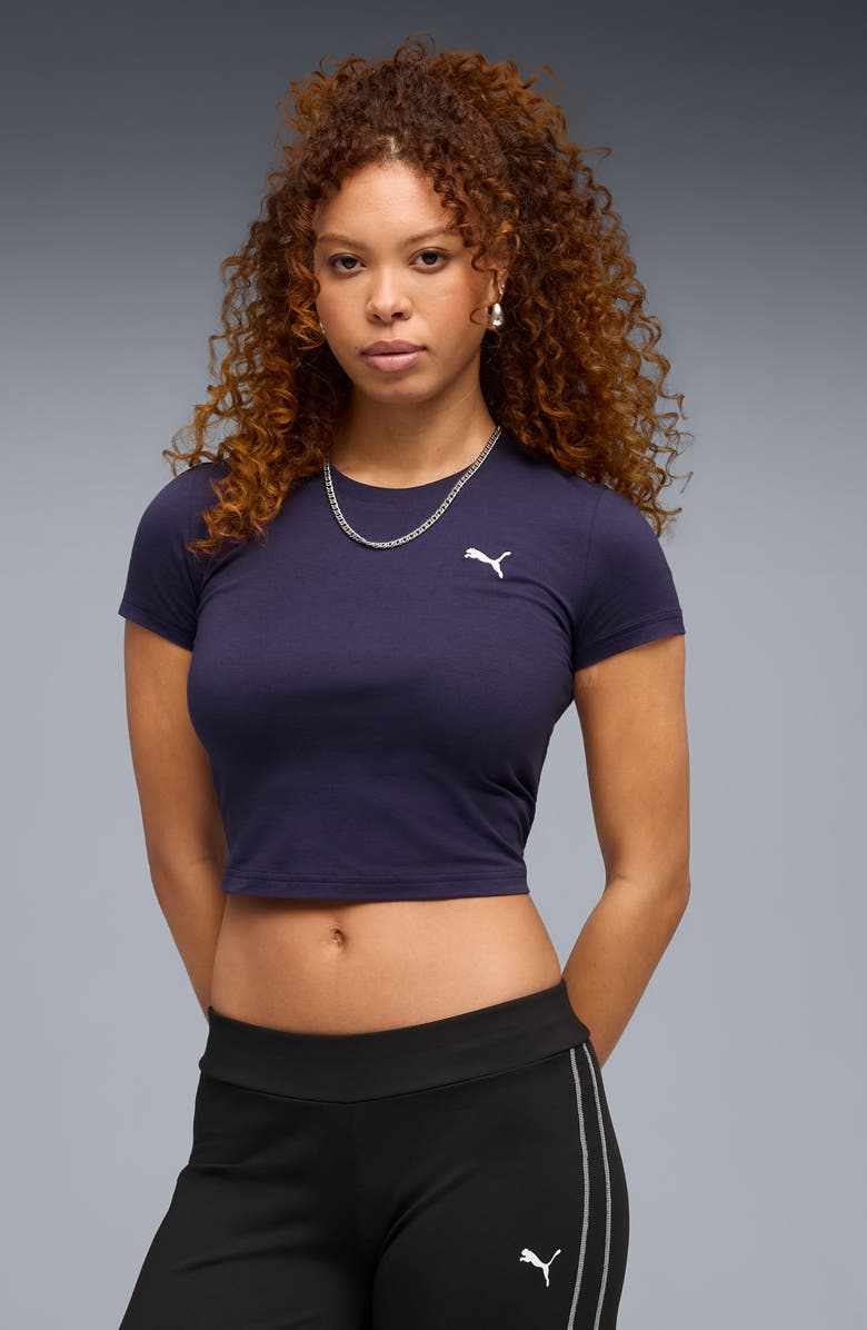 PUMA Wardrobe Essential Baby Tee, Alternate, color, 