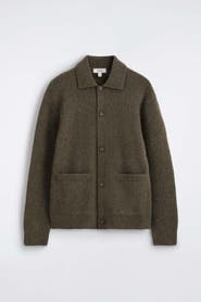 COS Textured Collared Cardigan