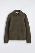 COS Textured Collared Cardigan