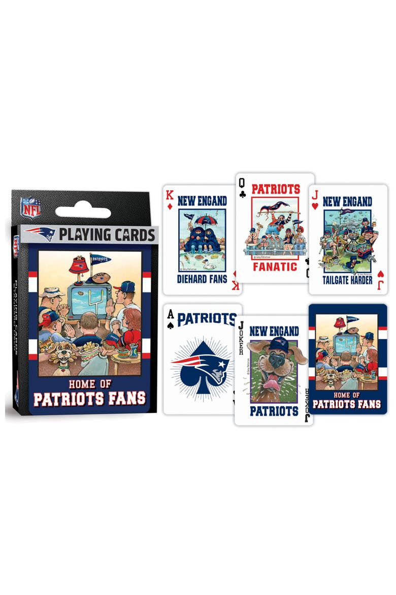 New England Patriots Fan Playing Cards, Alternate, color, Multicolor