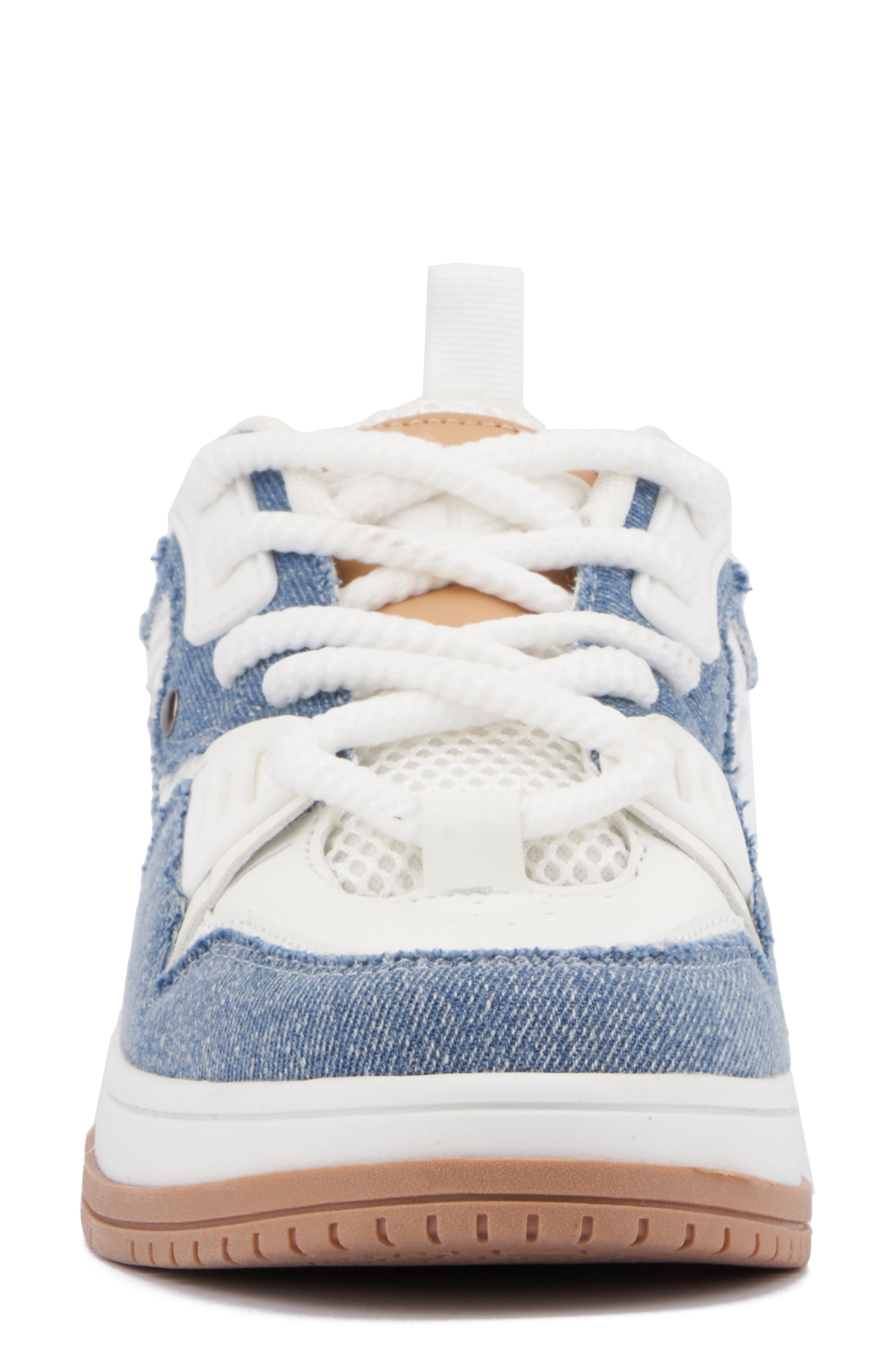 OLIVIA MILLER Famous Low Top Sneaker, Alternate, color, Blue