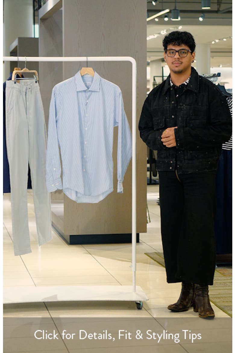 Langley Crown Striped Long Sleeve Button Down Shirt video