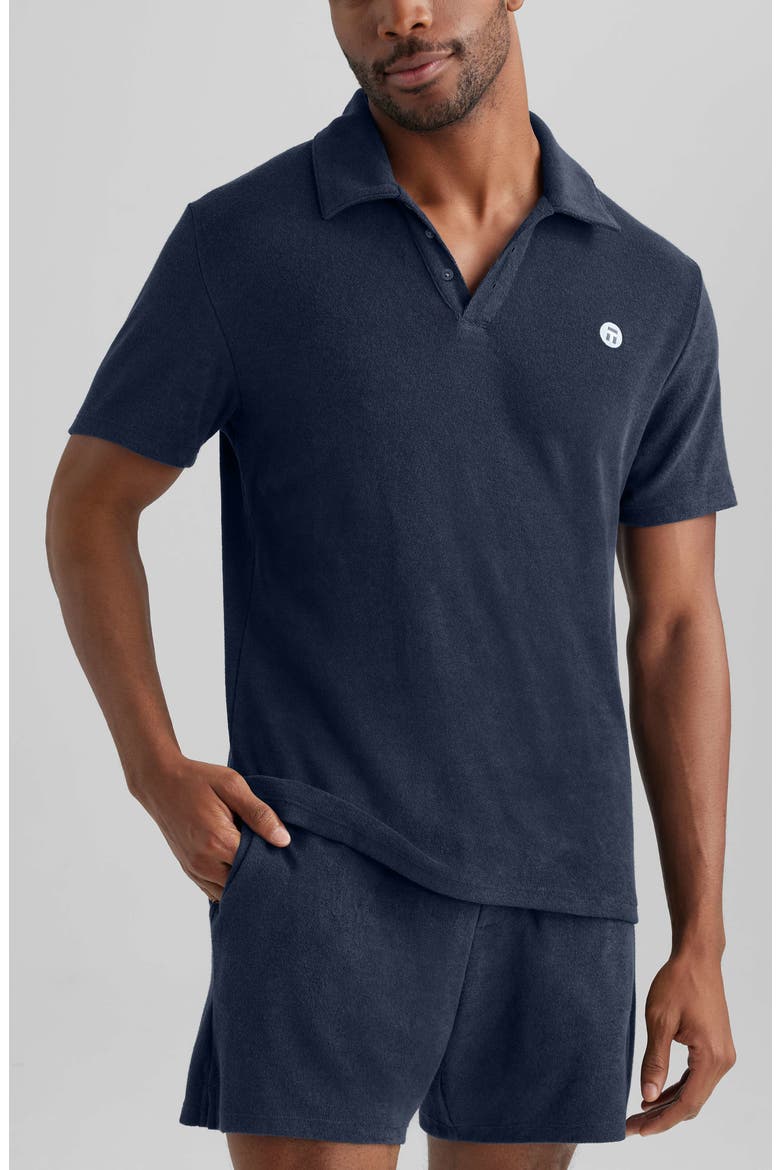 Cabana Terry Polo, Main, color, DRESS BLUES