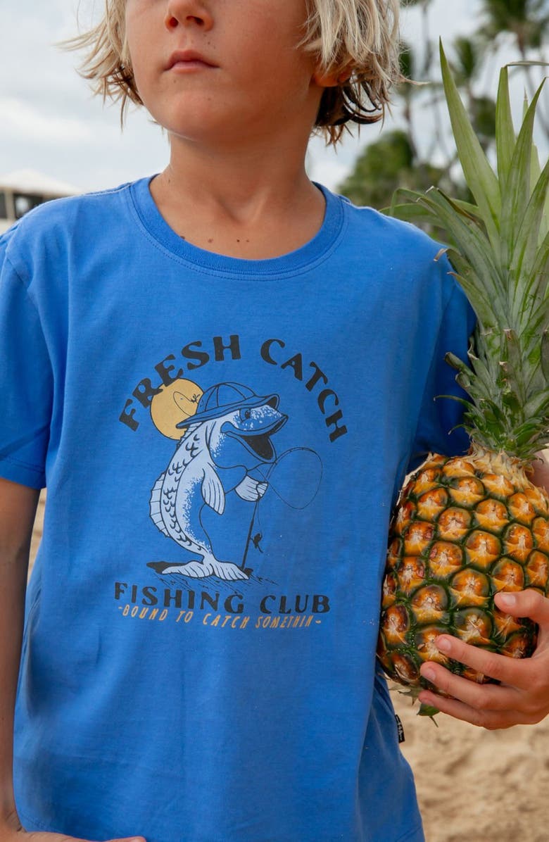 Feather 4 Arrow Kids' Fresh Catch Vintage Graphic T-Shirt, Alternate, color, 