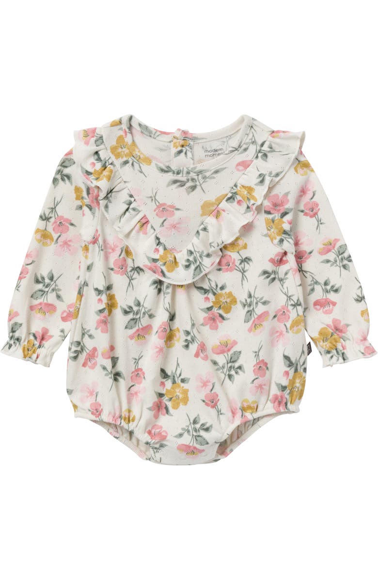 Modern Moments<sup>™</sup> by Gerber Bubble Romper and Tights Set, Alternate, color, Large Floral