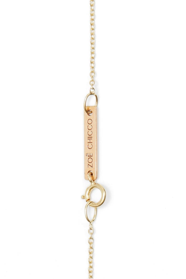 Diamond Bezel Pendant Necklace, Alternate, color, YELLOW GOLD