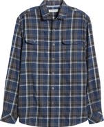 James Campbell Creston Modern Fit Plaid Cotton Button-Up Shirt