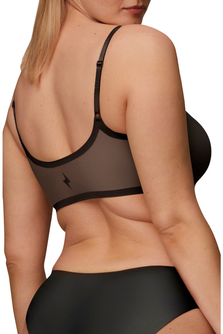 2-Pack Adjustable Support Bralettes, Alternate, color, BLACK