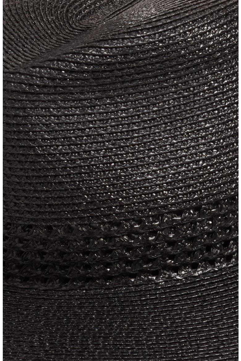 Bayou Packable Squishee® Fedora, Alternate, color, BLACK
