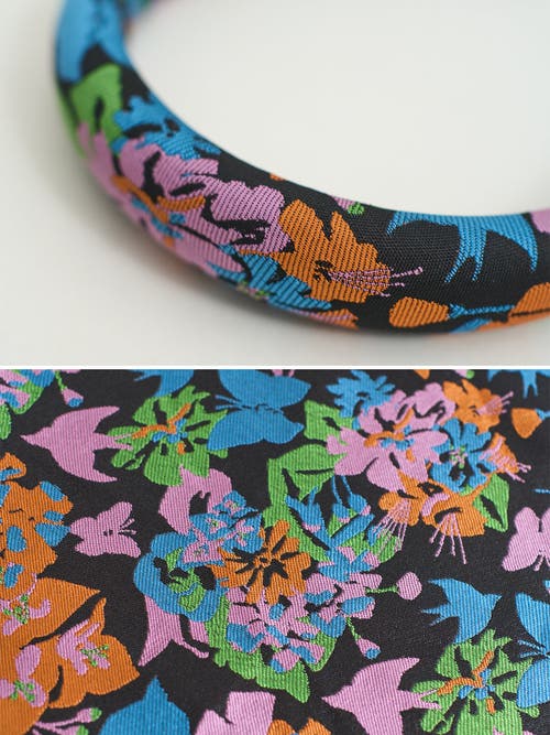 Lost Pattern Nyc Frida X Lost Pattern "frida's Garden" Jacquard Hairband In Multi