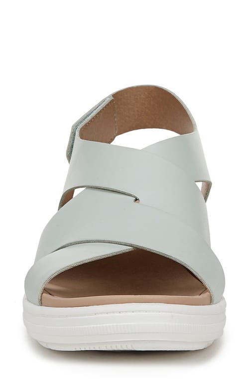 Dr. Scholl's Women's Time Off Sea Slingback Wedge Sandals In Blue
