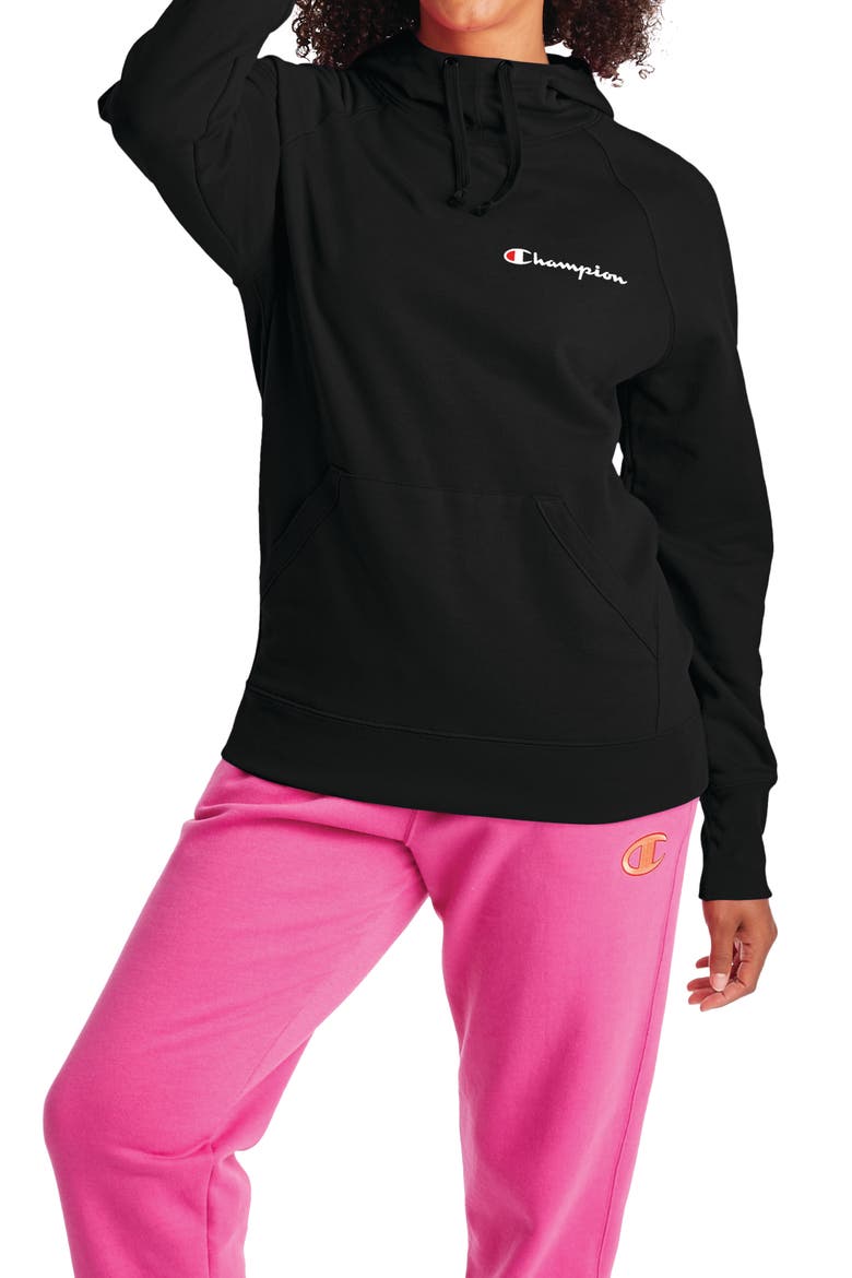 Powerblend Hoodie, Main, color, BLACK