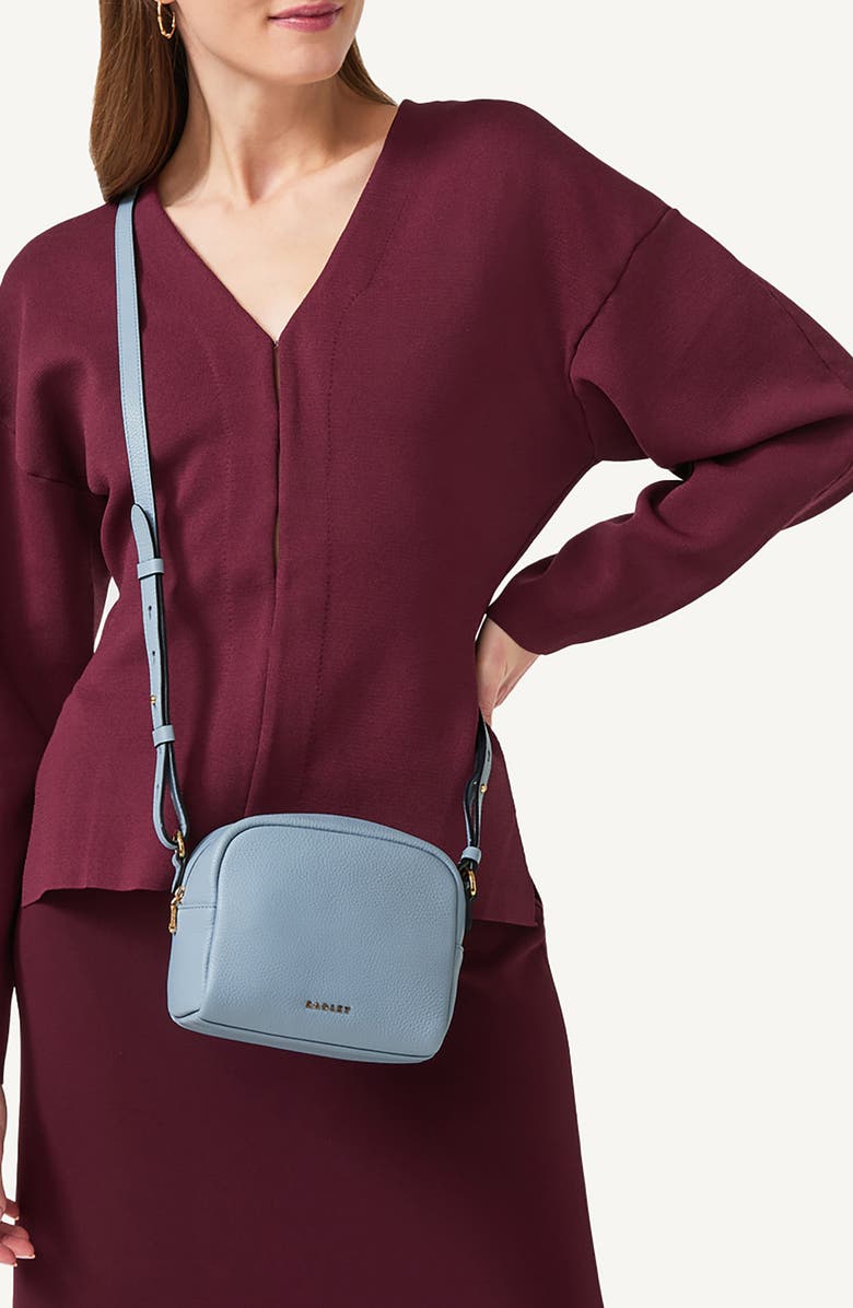 Radley The Daily Small Zip Around Crossbody Bag, Alternate, color, Smoke Blue