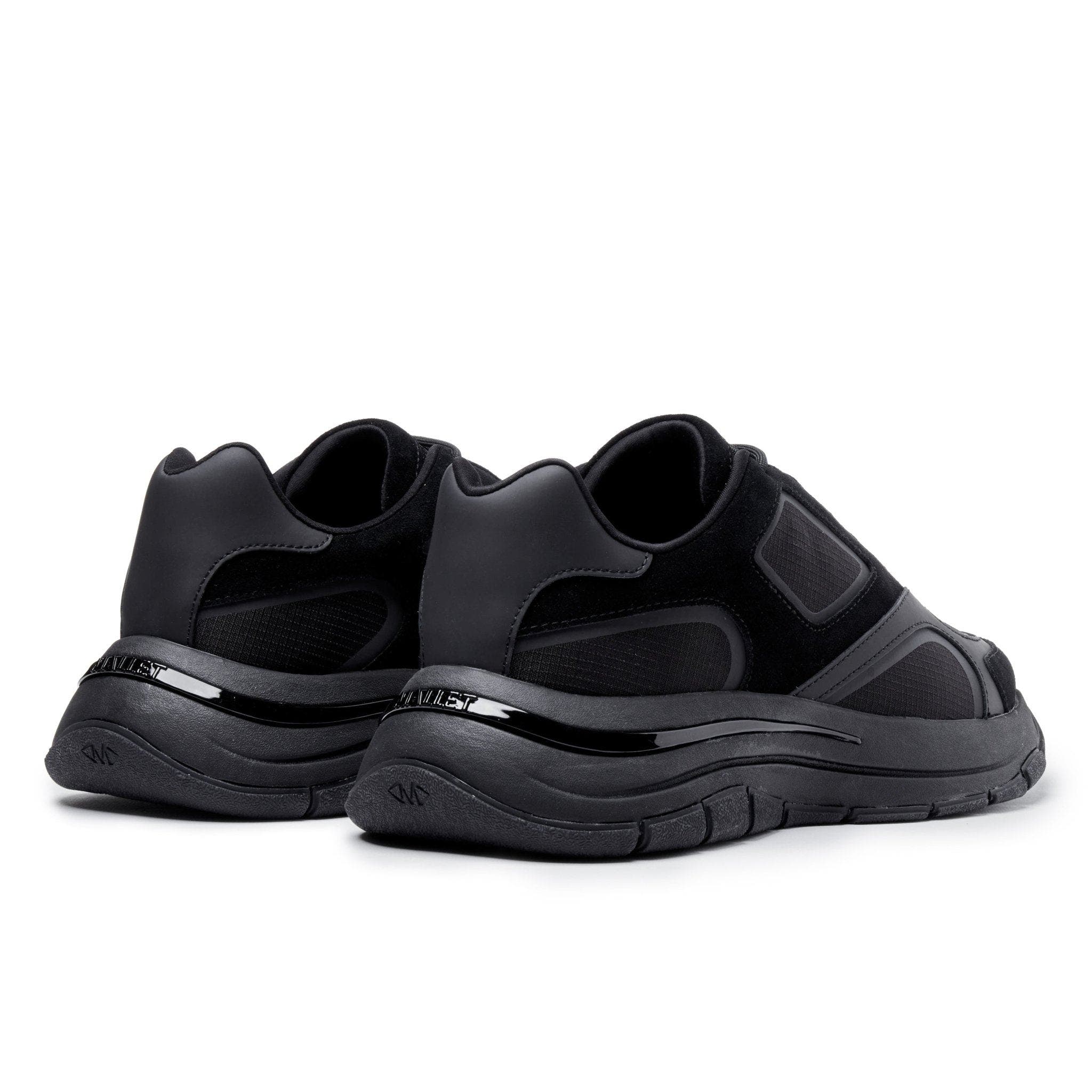 MALLET Sculpted Runner Low-Top Trainer, Alternate, color, Black