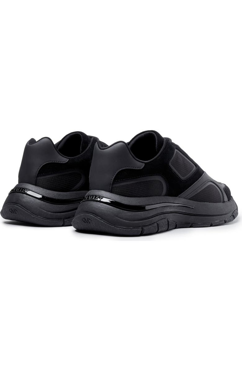 MALLET Sculpted Runner Low-Top Trainer, Alternate, color, Black