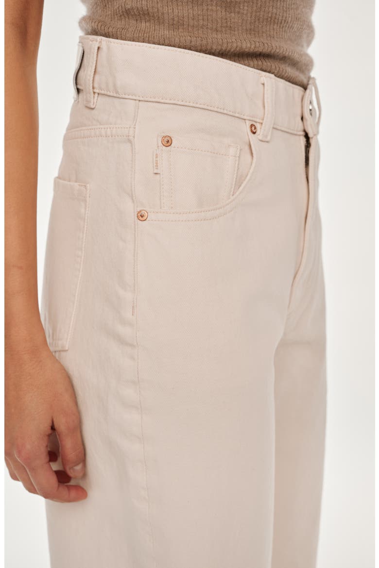 Taylor Relaxed High Rise Barrel Jeans, Alternate, color, FLAX VINTAGE