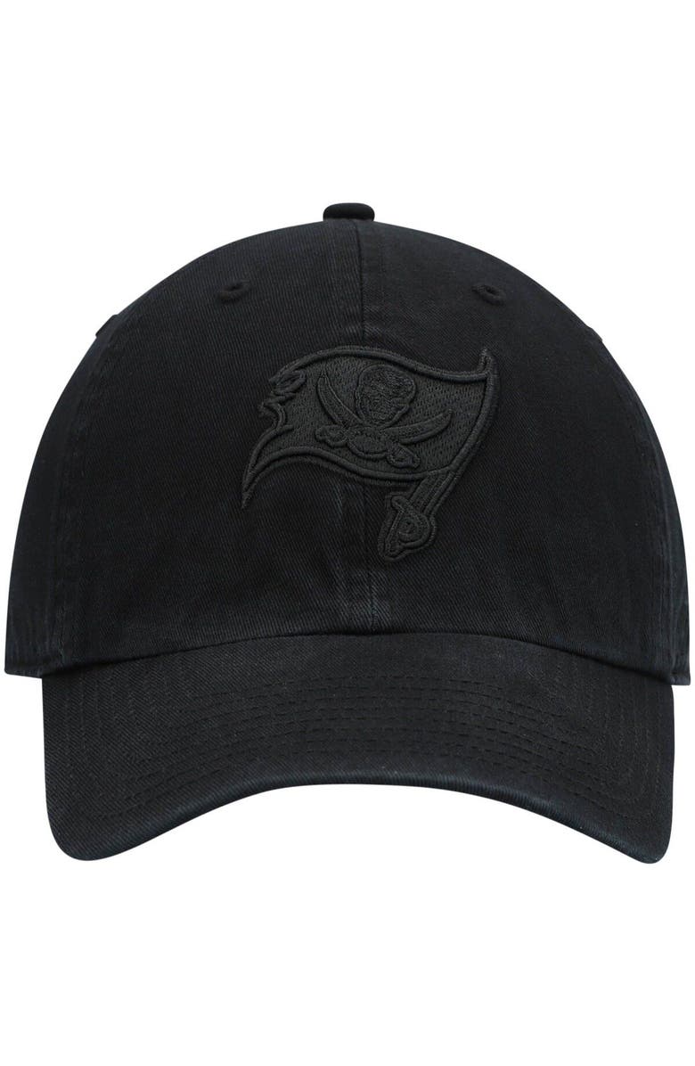 '47 Men's '47 Black Tampa Bay Buccaneers Team Tonal Clean Up Adjustable Hat, Alternate, color, 