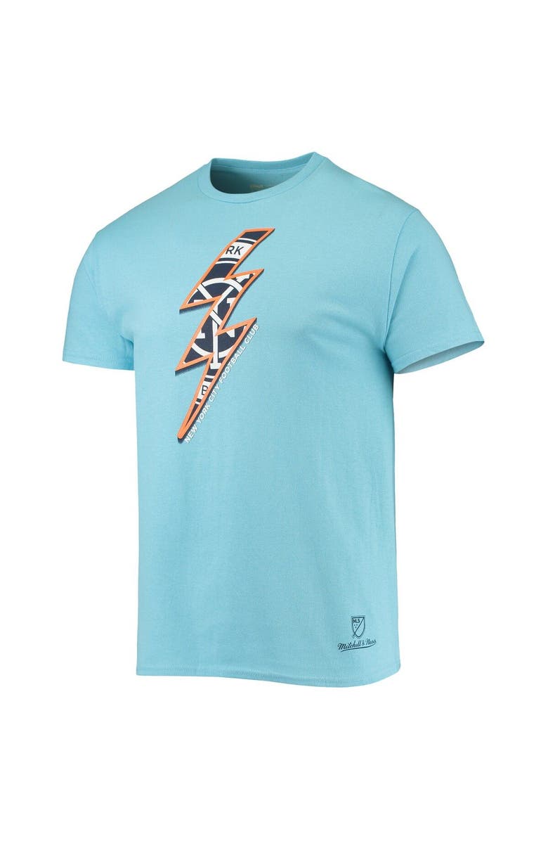 Mitchell & Ness Men's Mitchell & Ness Sky Blue New York City FC Voltage T-Shirt, Alternate, color, 