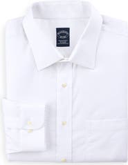 Brooks Brothers Big & Tall Non-iron Pinpoint Stretch Dress Shirt