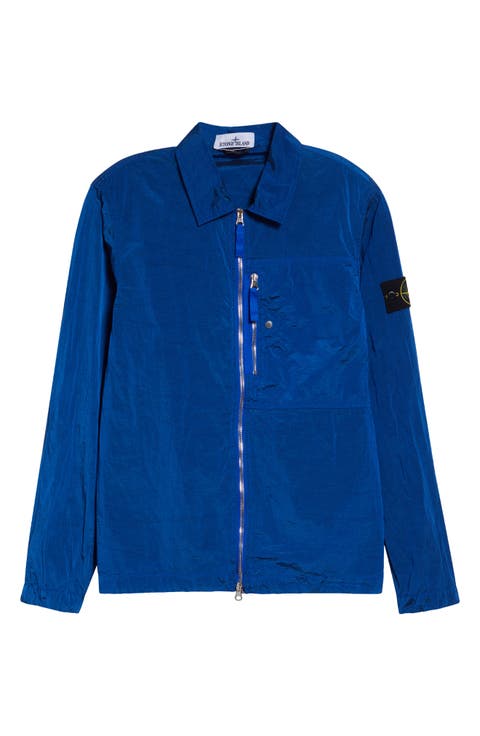 Regular Fit Coated Overshirt