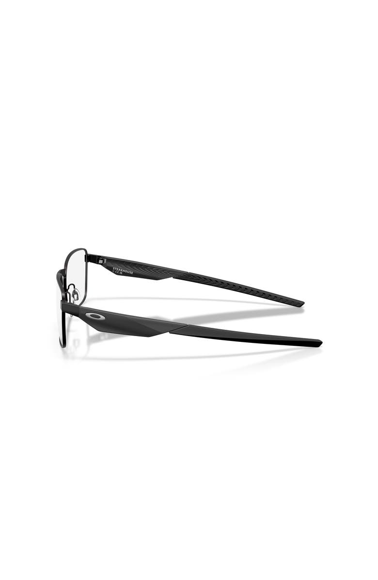 Oakley 54mm Rectangle optical glasses, Alternate, color, Black