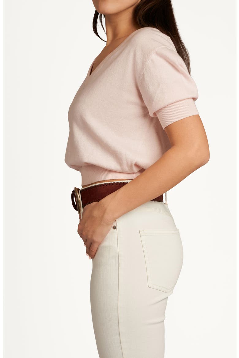 V-Neck Crop Sweater, Alternate, color, SOFT PINK
