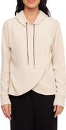 Karen Kane Rhinestone Crossover Hoodie