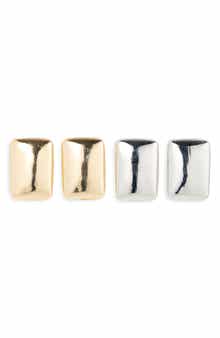 Tasha 2-Pack Rectangular Stud Earrings
