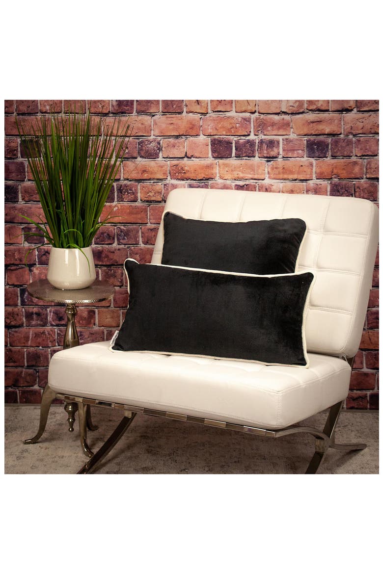Maia Transitional White Throw Pillow, Alternate, color, WHITE