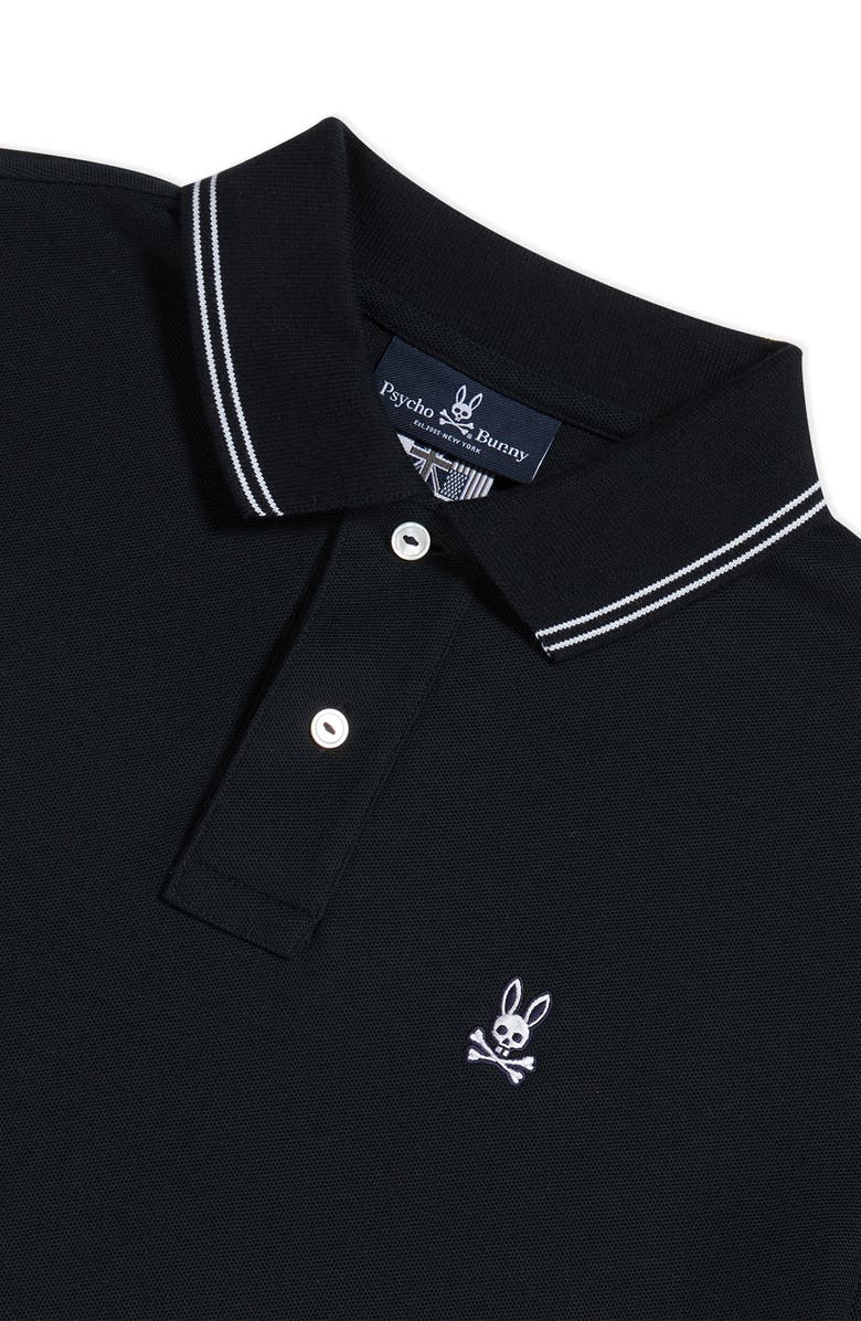 Psycho Bunny Landon Tipped Piqué Polo, Alternate, color,