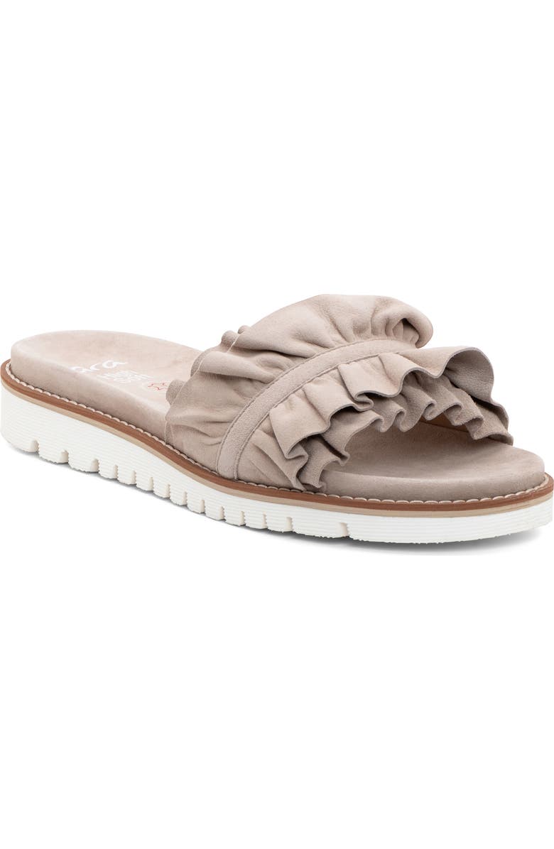 ara Keyes Slide Sandal, Main, color, Sand