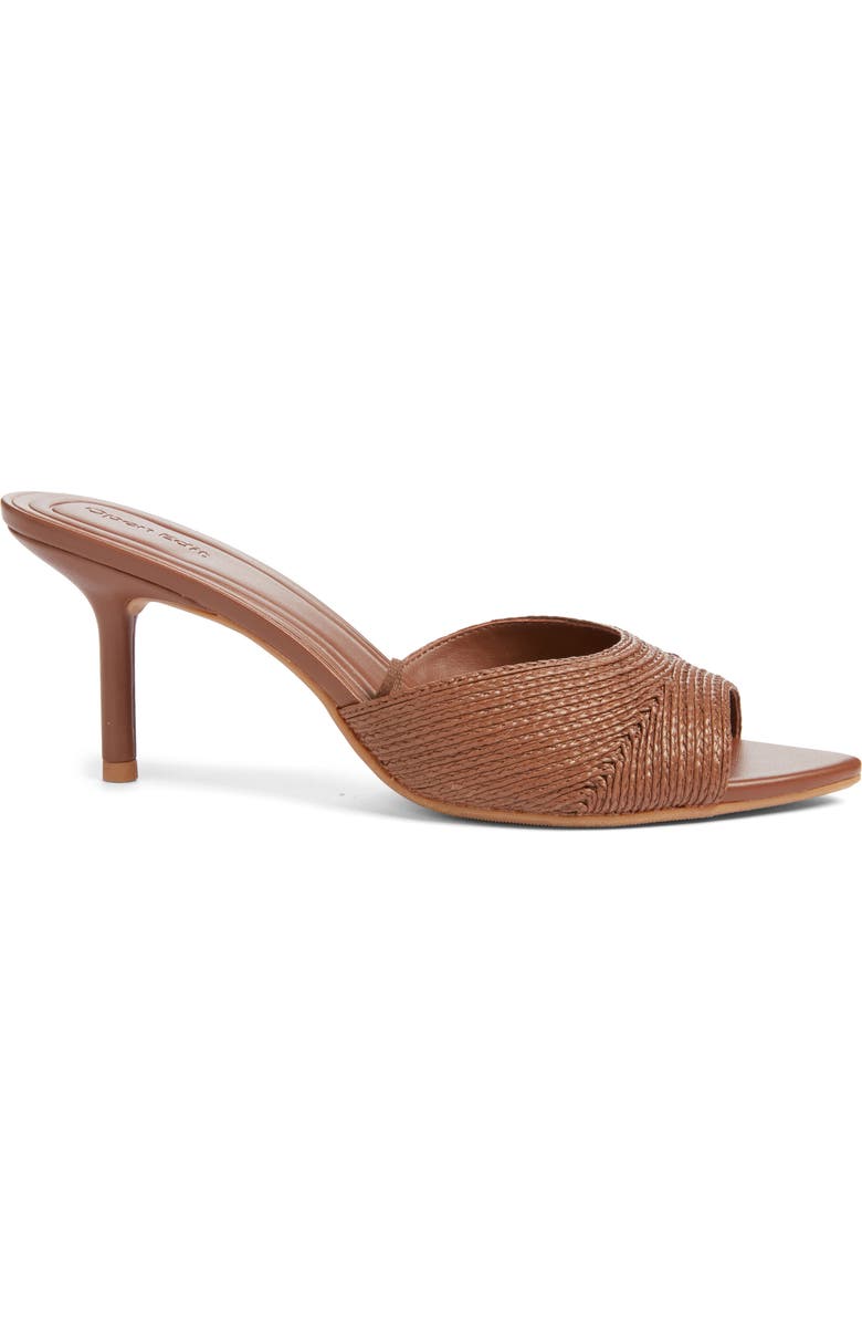 Open Edit Micah Heeled Sandal, Alternate, color, Brown Russet