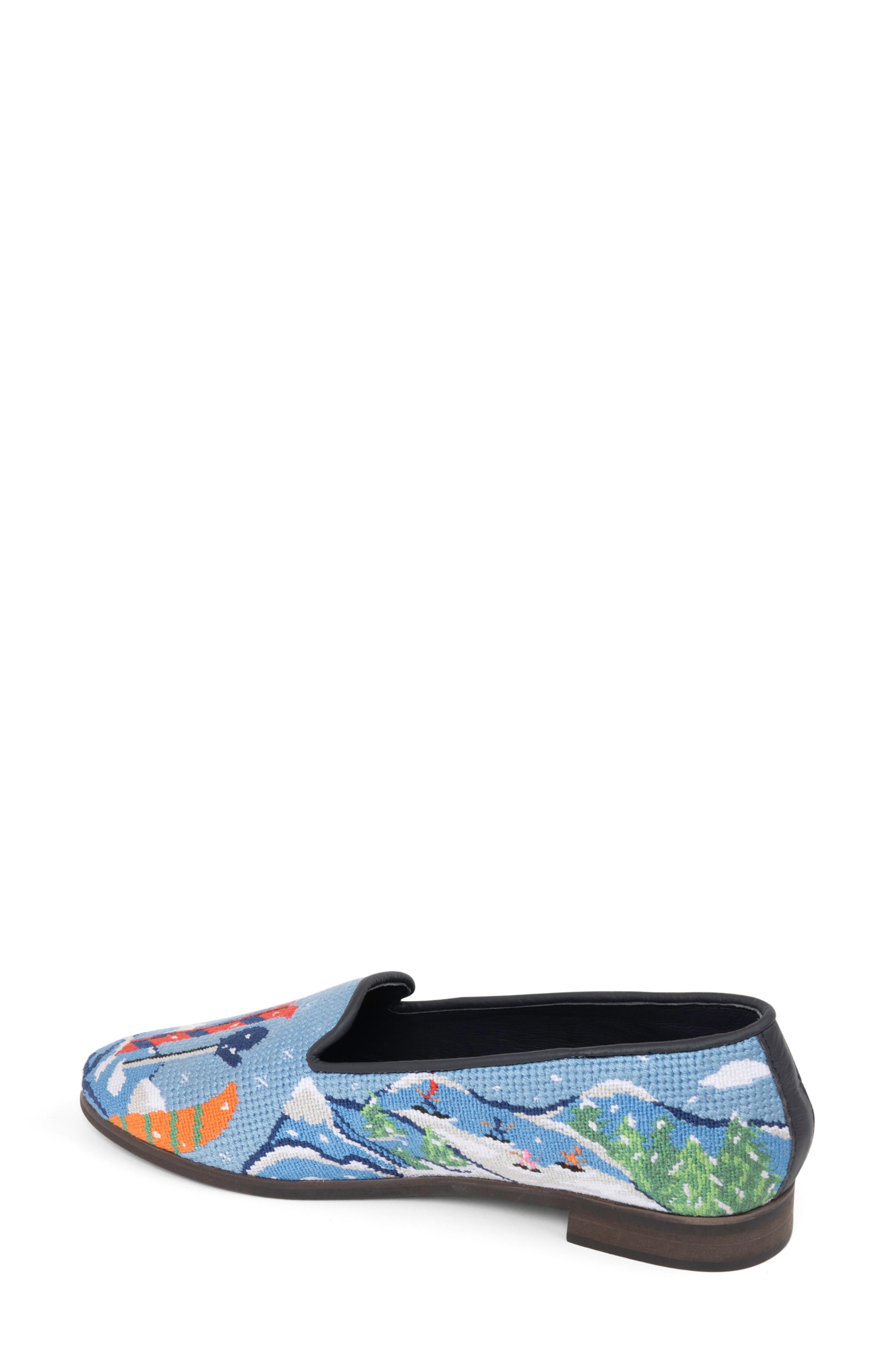 ByPaige Après Ski Needlepoint Loafer, Alternate, color, Blue