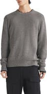 rag & bone Dexter Marled Organic Cotton Blend Sweater