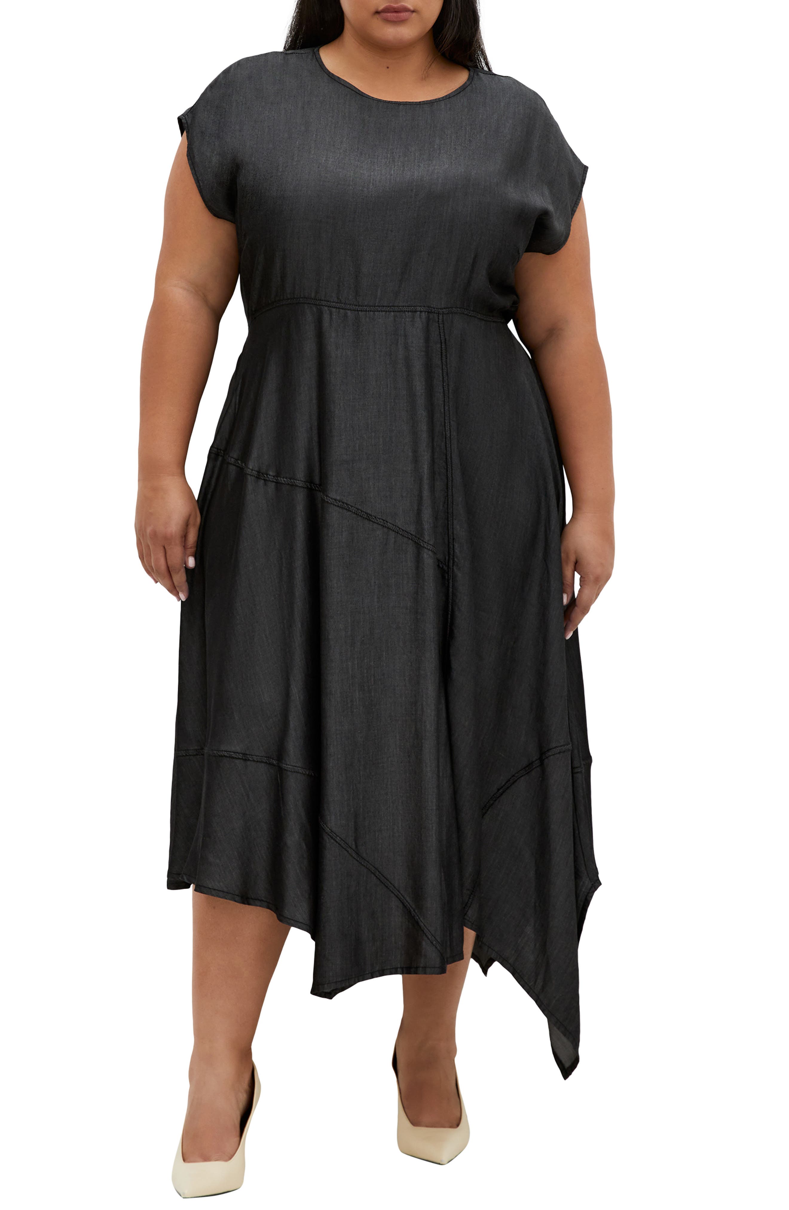 Hallie Asymmetric Maxi Dress