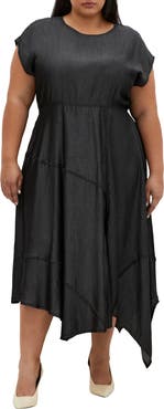 City Chic Hallie Asymmetric Maxi Dress
