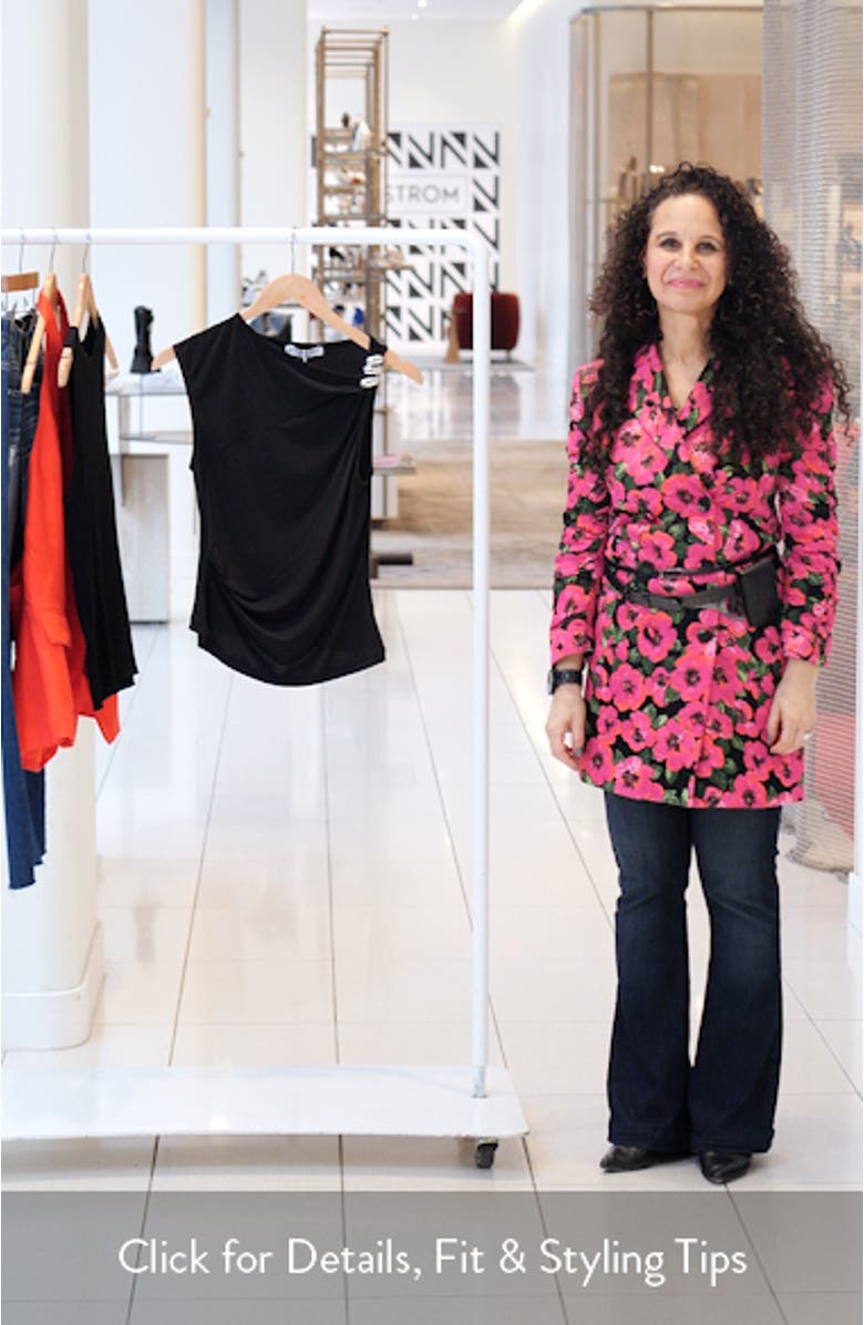 Meli Asymmetric Jersey Top, sales video thumbnail