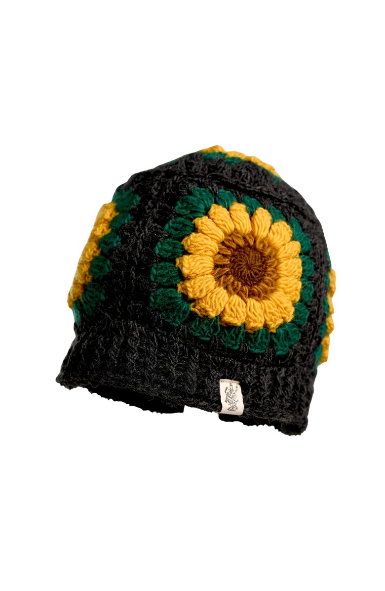 Nirvanna Designs Sunflower Sun Hat, Main, color, Charcoal