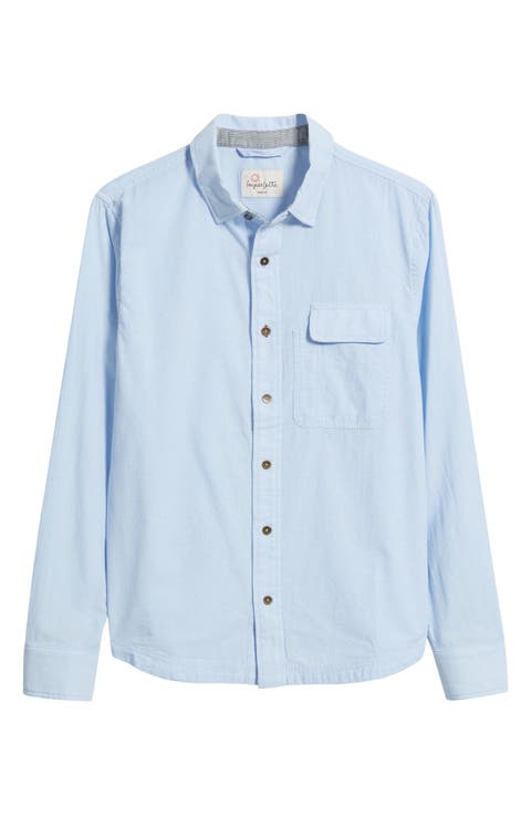 Tradesman Cotton Chambray Button-Up Shirt