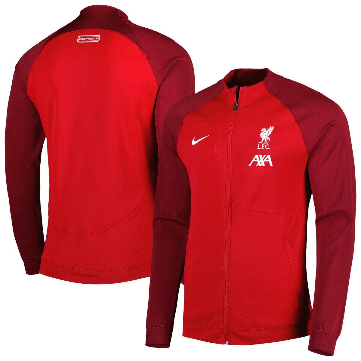 nike men's liverpool anthem red jacket