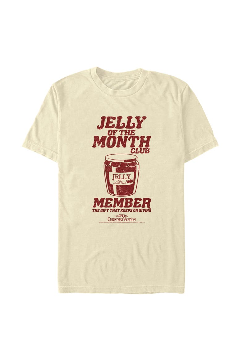 Men's Jelly of the Month Club Short Sleeve Graphic T-Shirt, Main, color, Beige