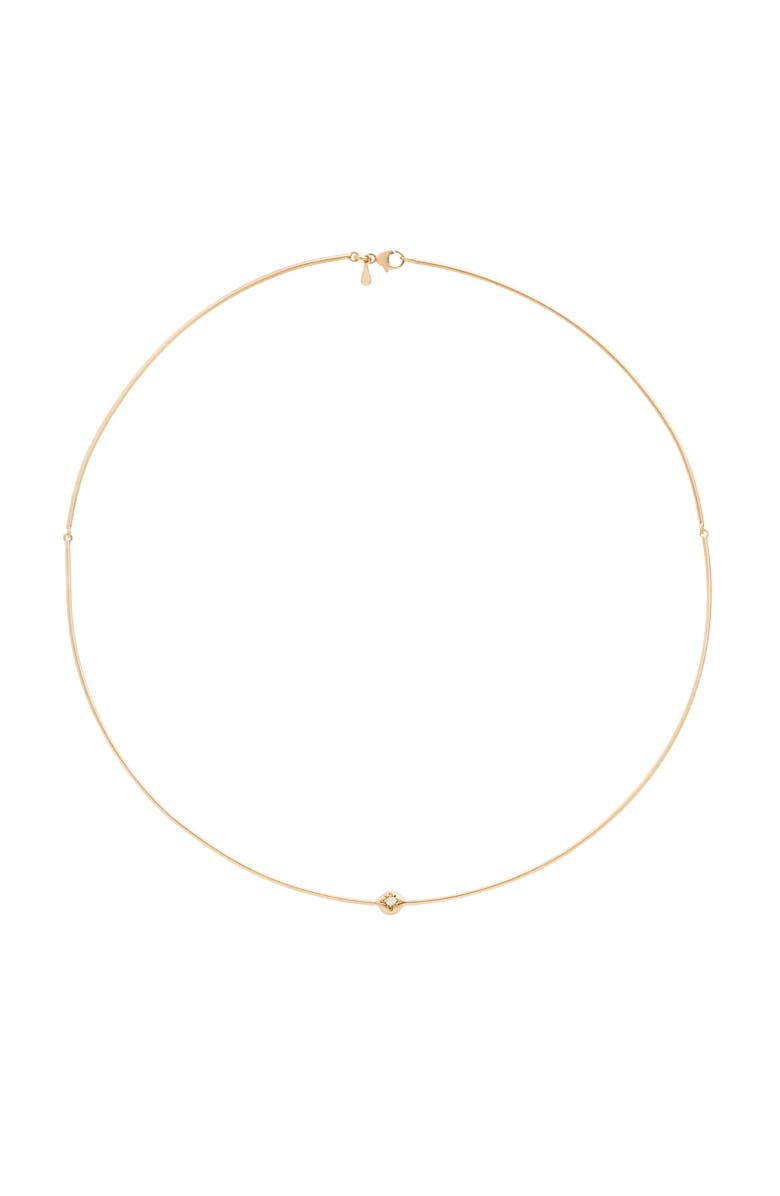 Eloise Jewelry Moon Necklace Diamond, Main, color, Diamond