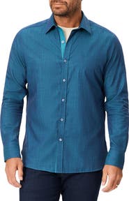 Robert Graham Kerrington Cotton Button Up Shirt