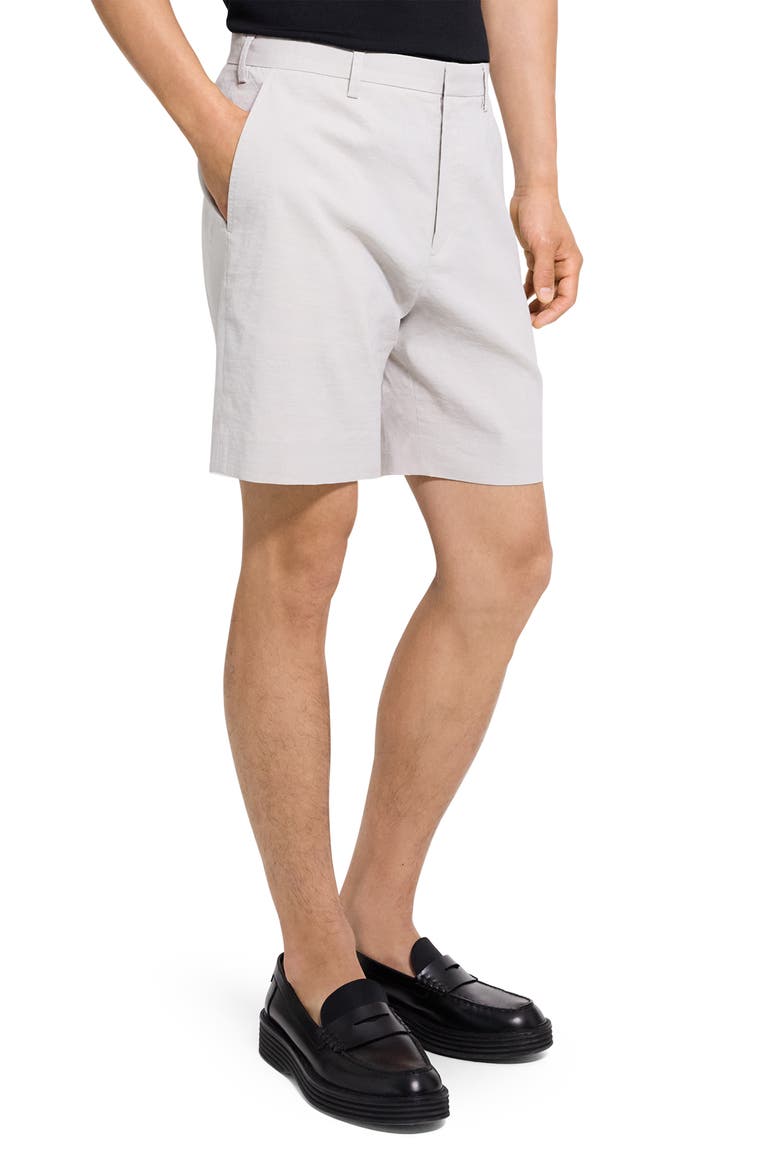Standard Good Linen Blend Shorts, Alternate, color, SILVER CLOUD
