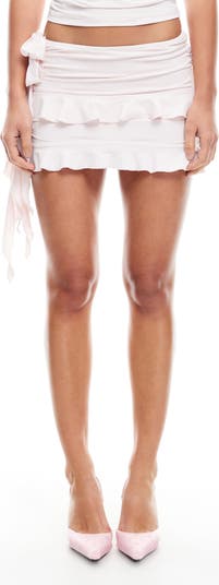 Rendezvous Ruffle Miniskirt