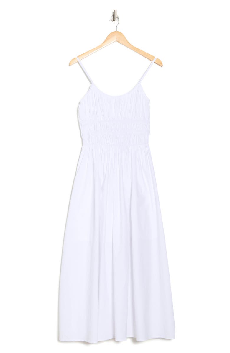WISHLIST Shirred Cotton Maxi Sundress, Alternate, color,