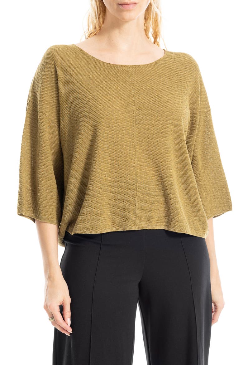 Textured Dolman Sleeve Sweater, Alternate, color, CYPRESS
