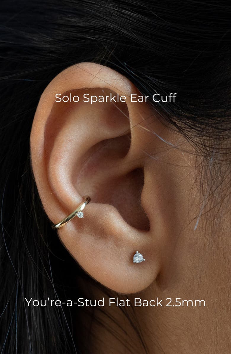 Seed2Stone Solo Sparkle Ear Cuff, Alternate, color,