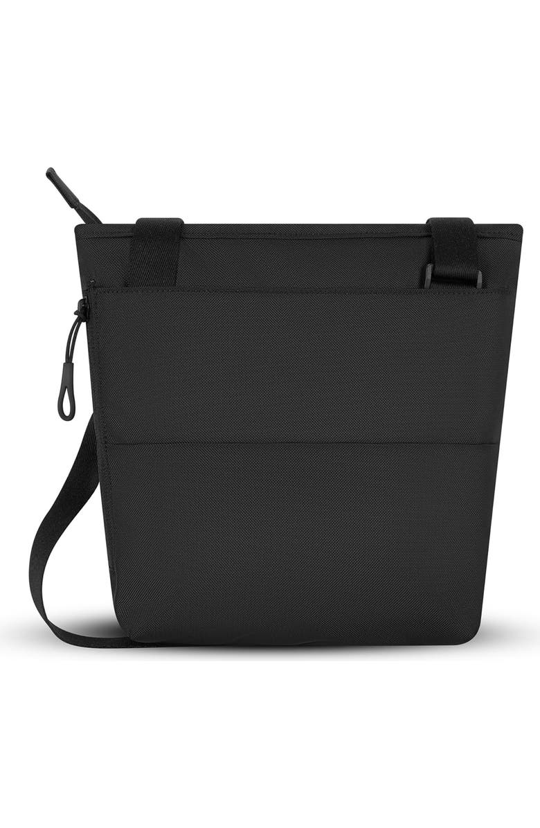 Sherpani Sadie Nylon Crossbody Bag RFID Protection and Removable Coin Purse, Alternate, color, Raven